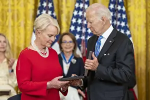 Cindy Prints: President Joe Biden presents the Medal of Freedom to Ambassador Cindy McCain, July 7, 2022