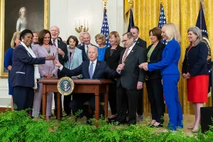 Iraq Prints: President Joe Biden, signs the Victims of Crime Act Fix to Sustain the Crime Victims Fundinto law