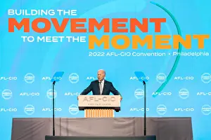 Lgcr2022 Prints: President Joe Biden speaks at the American Federation of Labor and Congress of Industrial Organizations (AFL-CIO)