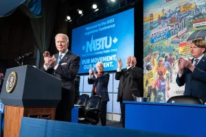 Clapping Prints: President Joe Biden was treated like a rock star at the North America's Building Trades Unions 2022 Legislative