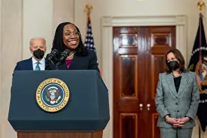 Supreme Court Prints: President Joe Biden, with Vice President Kamala Harris