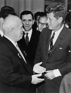 Khrushchev Prints: President John F. Kennedy meets Nikita Khrushchev at the Vienna summit meeting of June 1961
