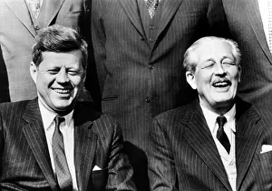 Harold Prints: President John Kennedy and British Prime Minister Harold Macmillan