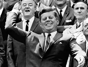 Hubert Prints: President John Kennedy opens the Baseball Season