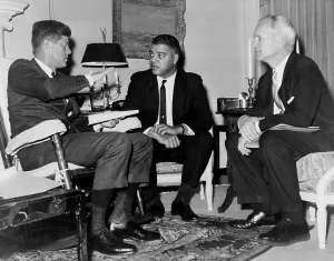 Domestic Politics Prints: President Kennedy meets with National Urban League Executive Director