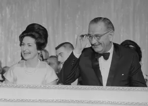 Formal Attire Prints: President and Lady Bird Johnson at the Inaugural Ball