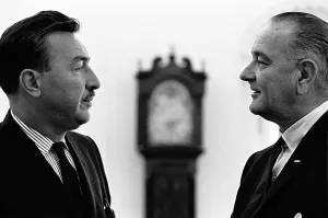 Profiles Prints: President Lyndon Johnson meets with New York Representative Adam Clayton Powell