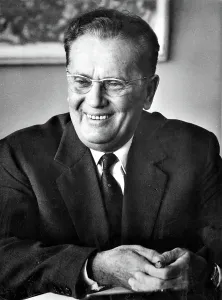 Marshal Prints: PRESIDENT MARSHAL TITO of Yugoslavia preparing to celebrate his 70th birthday on May 25