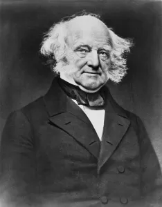 Van Buren Prints: President Martin Van Buren (1782-1862) in photographic portrait