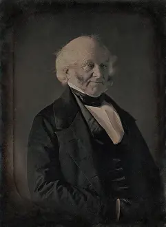 Governor Prints: Former President Martin Van Buren in a daguerreotype taken in Philadelphia