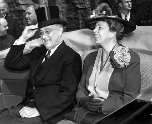 Easter Prints: President and Mrs Roosevelt on Easter Sunday