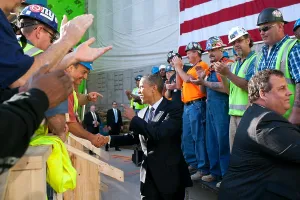Presidential Ambitions Prints: President Obama and Governor Chris Christie