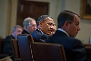 Expression Prints: President Obama meets with bipartisan House and Senate Leadership