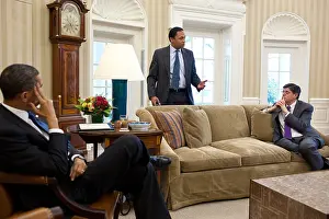 Nabors Prints: President Obama meets with Rob Nabors