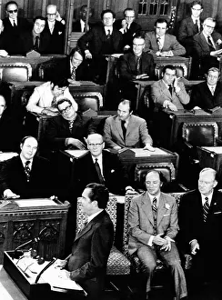 Speeches Prints: President Richard Nixon addressing a Joint Session of the Canadian Parliament