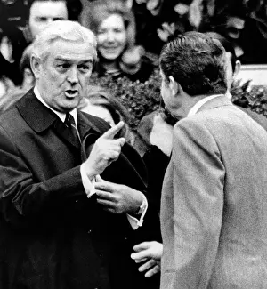 Finger Pointing Prints: President Richard Nixon listens to an animated John Connally