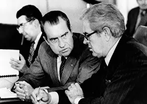 Monetary Policy Prints: President Richard Nixon meets with the Cost of Living Council
