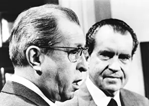 Csubeta15061 Prints: President Richard Nixon with his rejected nominee for Supreme Court. Dec. 4, 1969