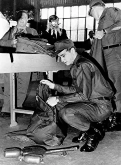 Barracks Prints: President Richard Nixon's son-in-law begins basic training