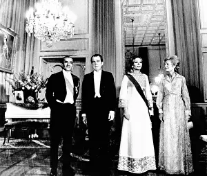 State Visit Prints: President Richard and Pat Nixon at the Shah's Niavaran Palace