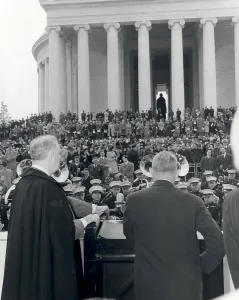 2013 Prints: President Roosevelt at the dedication of the Jefferson Memorial