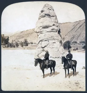 Images Dated 8th December 2008: President Roosevelt's western tour--visiting Liberty Cap