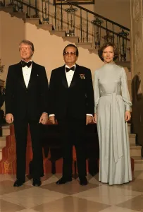 Tito Prints: President and Rosalynn Carter with Yugoslav President Josip Tito 1892-1980 during his state visit