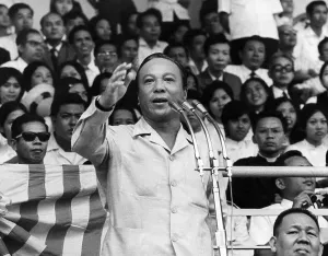Rally Prints: President of South Vietnam Nguyen Van Thieu
