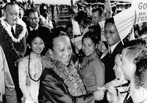 Images Dated 24th April 2007: President of South Vietnam Nguyen Van Thieu