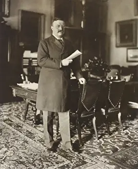 White Collar Prints: President Theodore Roosevelt, 1907
