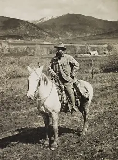 Casual Prints: President Theodore Roosevelt on horseback