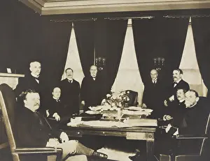 White Collar Prints: President Theodore Roosevelt with members of his cabinet January 1903