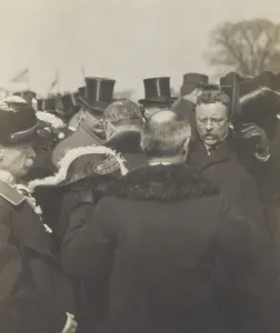 2017 Prints: President Theodore Roosevelt receiving congratulations from diplomats at his inauguration