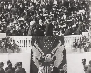 2017 Prints: President Theodore Roosevelt is sworn in for his second term by Chief Justice Melville Fuller