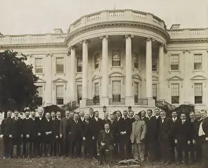 Friends Prints: President Theodore Roosevelt with his Tennis Cabinet