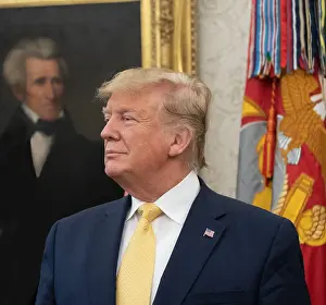 Republican Party Prints: President Trump at the Medal of Freedom ceremony for Economist