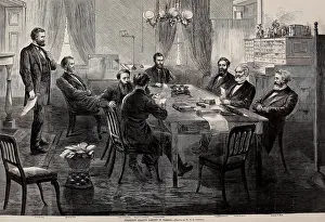 Office Prints: President Ulysses Grants first cabinet in session
