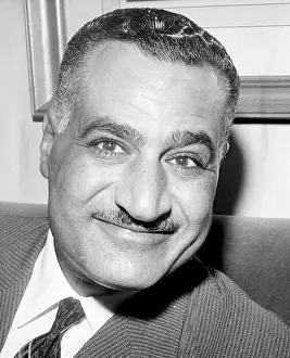 Middle East Prints: President of the United Arab Republic Gamal Abdel Nasser (1918-1970)