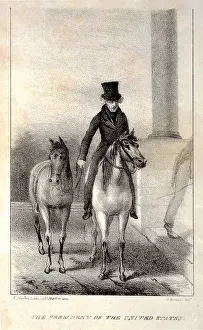 19th Century Portrait Prints: The president of the United States