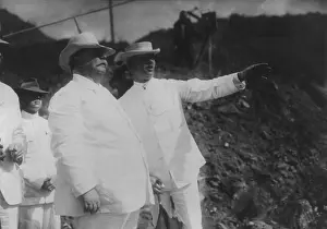 Inspection Prints: President William Howard Taft and George Washington Goethals at the Panama Canal, 1909