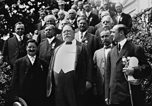 William Howard Prints: President William Howard Taft with the Republican Notification Committee at the White House