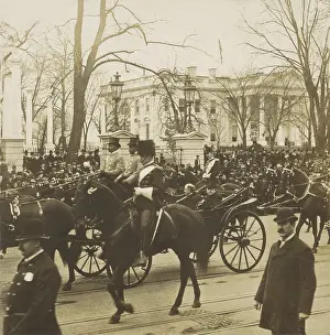 Formal Dress Prints: President William McKinley leaving the White House for his second inauguration
