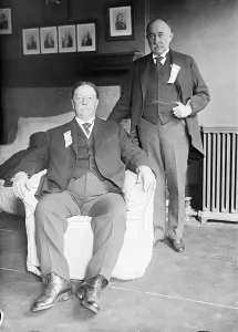 President William Taft (1857-1930) with close friend, John Hays Hammond (1855-1936), gold mining engineer in South Africa and California