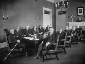 Labor Prints: President Woodrow Wilson, with his Cabinet