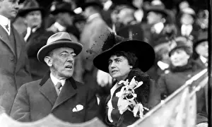 Wilson Prints: President Woodrow Wilson, and First Lady Edith Wilson