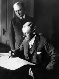 Wilson Prints: President Woodrow Wilson (front)