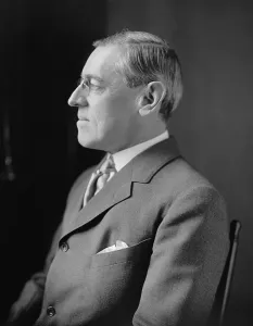 Woodrow Prints: President Woodrow Wilson, profile portrait, c. 1913-1916 (BSLOC_2016_11_7)