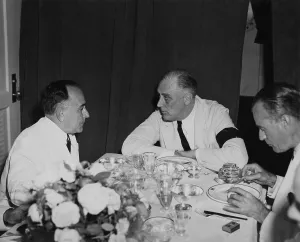 2013 Prints: Presidents Franklin Roosevelt and Getulio Vargas of Brazil on Jan