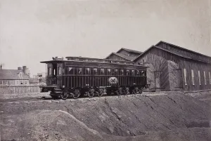 Andrew J Prints: President's rail car at the Alexandria station