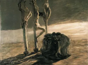 PREVIATI, Gaetano (1852-1920). Spasimo. 1901. Oil on canvas. ITALY. Rome. Galleria Nazionale d'Arte Moderna (National Gallery of Modern Art)